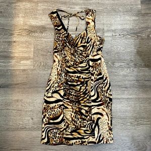 Leopard Design Dress Size M For Your Holiday Party!